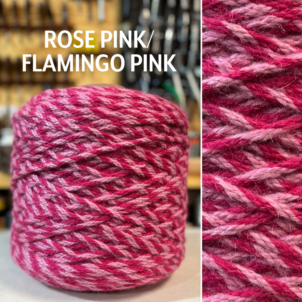 *ODD LOT* Rose Pink/Flamingo Pink 8 Ply