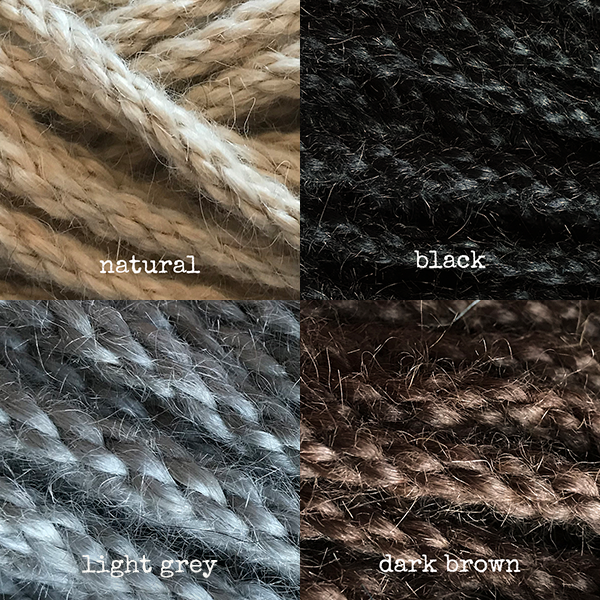 8 Ply Mohair (Bulk Rolls, Dyed Colors)